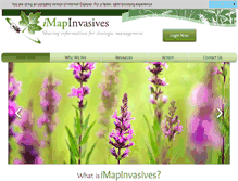 Tablet Screenshot of imapinvasives.org